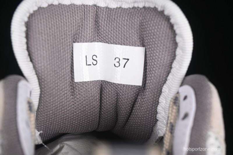 Dior Chrono Round Toe Lace-Up Lifestyle Casual Running Sneakers - 24W Beige