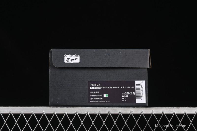 Onitsuka Tiger Edr 78 Low-Top Running Shoes Comfortable Slip-Resistant Durable - 1183B411-102