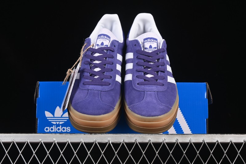 Adidas Originals Gazelle Bold IE0419 Low-Top Sneakers with Thick Sole for Casual Wear, Slip-Resistant and Durable