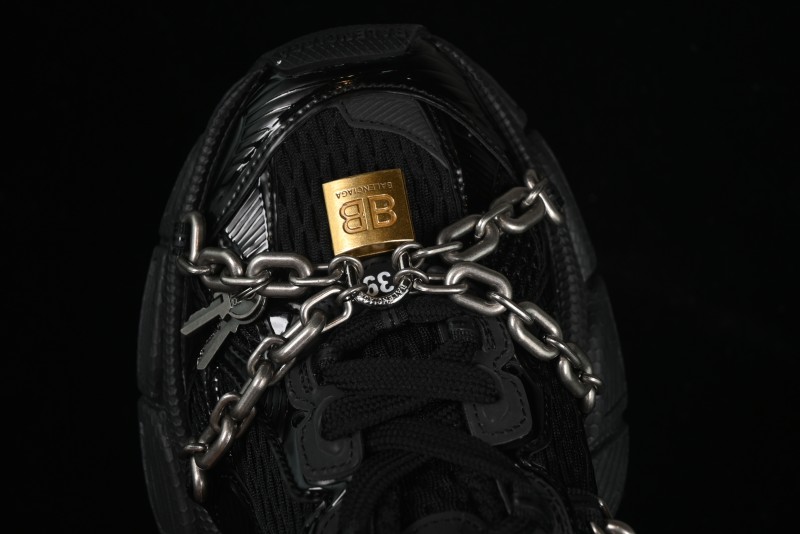Balenciaga Phantom Sneaker 3XL Running Shoes with Transparent Heel Strap - W3XPL1882