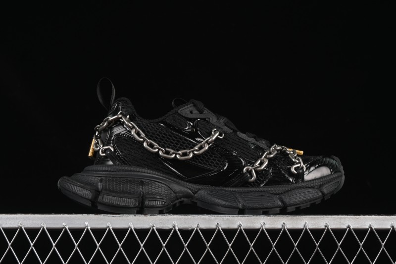 Balenciaga Phantom Sneaker 3XL Running Shoes with Transparent Heel Strap - W3XPL1882