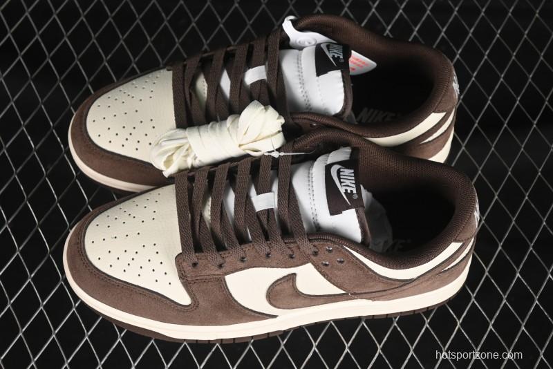 Nike SB Dunk Low White Mocha Low-Top Casual Skate Shoes - FQ8249-104