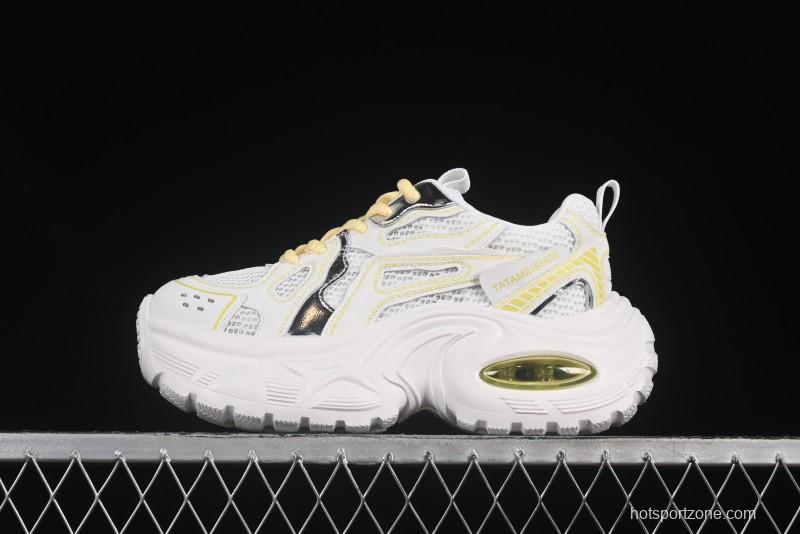 GG-CC Casual Fashion Sporty Chunky Platform Dad Shoes - 879 Yellow