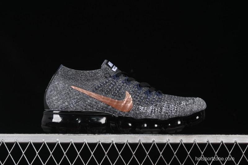 Nike Vapormax Flyknit Breathable Casual Running Shoes with Full-Length Air Cushion - 849558-010