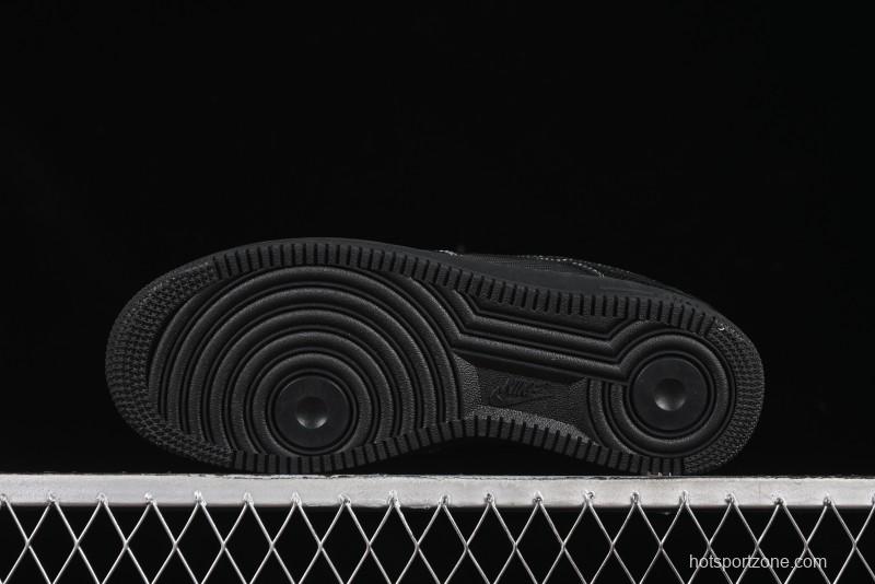 Nike Air Force 1'07 Low Lightning Collaboration Black Snake Scale Casual Sneakers - SC9207-529