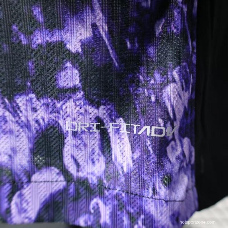 Player Version 25/26 FC Barcelona Purple with Marble Design Jersey