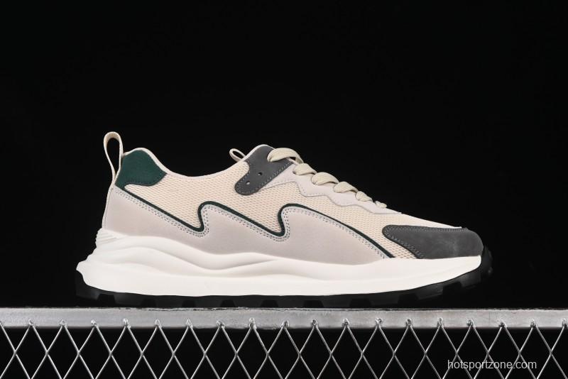 ECCO Chunky Sole Waffle Retro Running Shoes - 63093901002