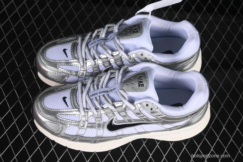 Nike P-6000 Prm Retro Casual Sneakers with Lightweight Design - CD6404-105
