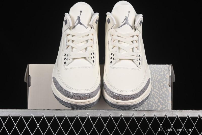 Nike Air Jordan 3 Retro OG Sail Metallic Silver - CK9246-100