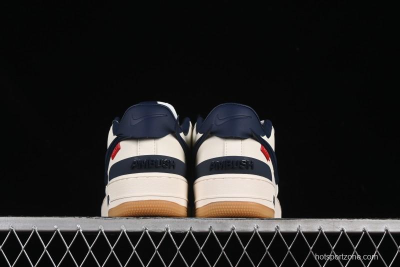 Nike Air Force 1 '07 Low Gucci Collaboration Large Swoosh Gum Sole Casual Sneakers - XS3464-576