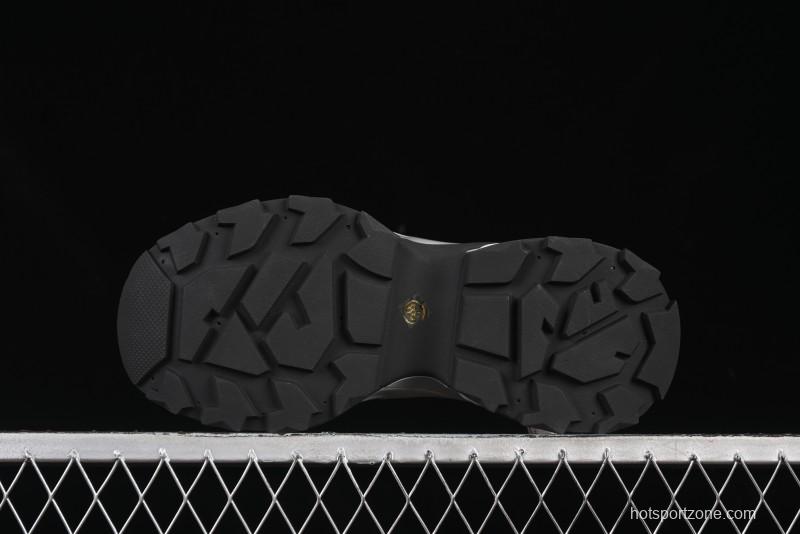 GG-CC 25ss New Platform Chunky Sneakers with 7CM Height Increase and Irregular Design - 668-2 Black