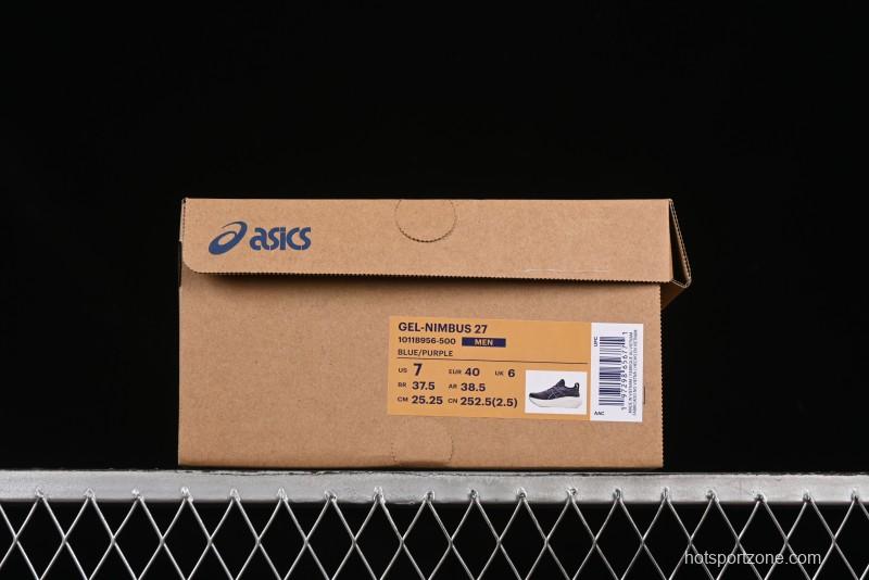 Asics Gel-Nimbus 27 Retro Breathable Casual Shoes with Cushioning for Men - 1011B956-500