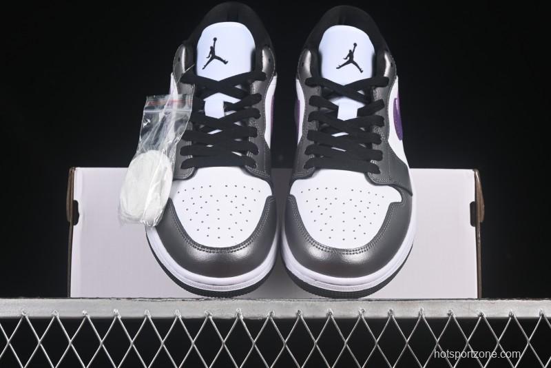 Nike Air Jordan 1 Low AJ1 Dark Purple Low-Top Casual Lifestyle Sneakers - HJ5910-105