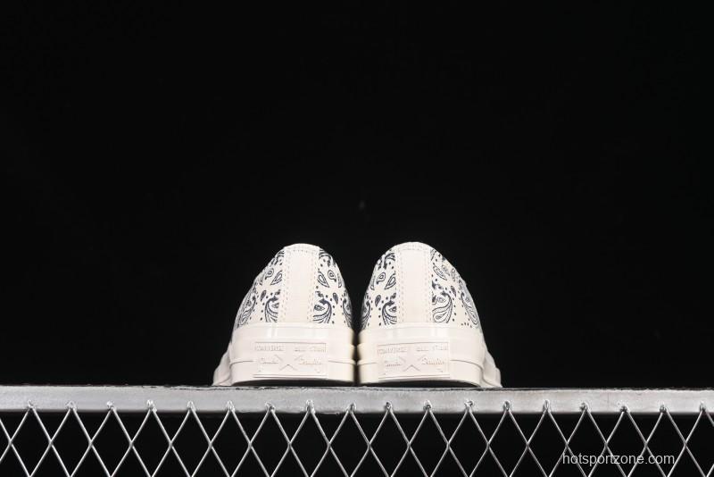 Converse Chuck 1970s Low Top Casual Sneakers with Paisley Pattern - A15752C