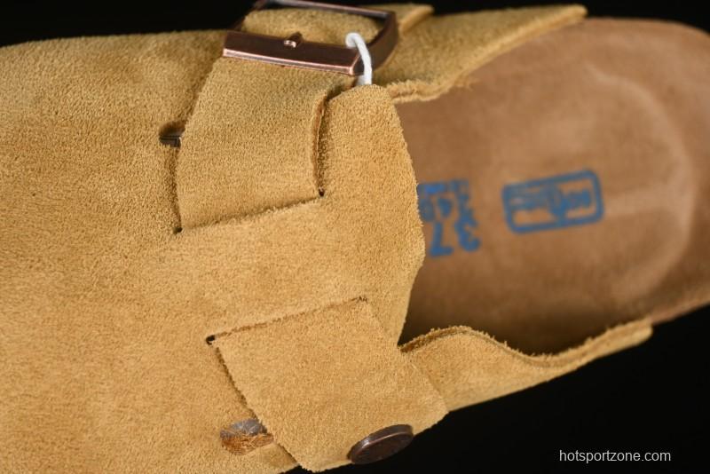 Birkenstock Arizona Soft Footbed Sandals with Suede Leather and Lambswool Lining - G.D4