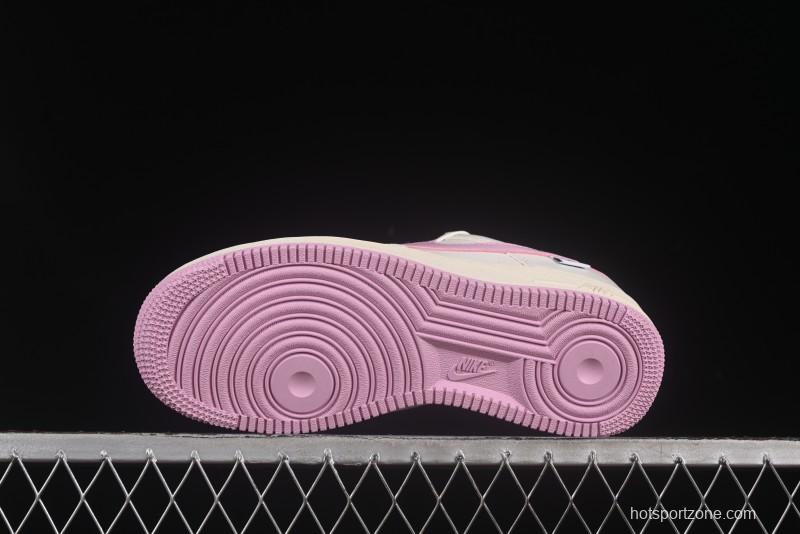 Nike Air Force 1'07 Low Custom Casual Sneakers with Full-Length Air Cushion - DD8959-100