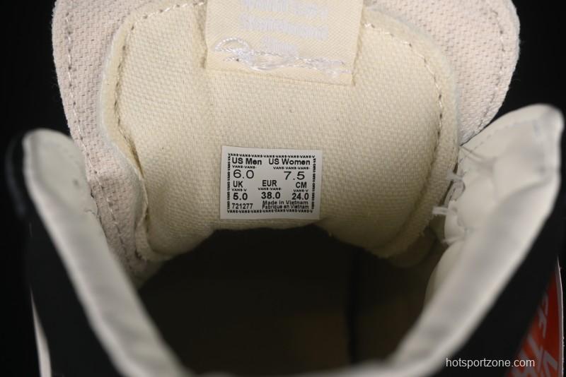 Fear of God x Vans Sk8-Hi High-Top Sneakers in Minimalist Black/White - VN0A2XS1ML5