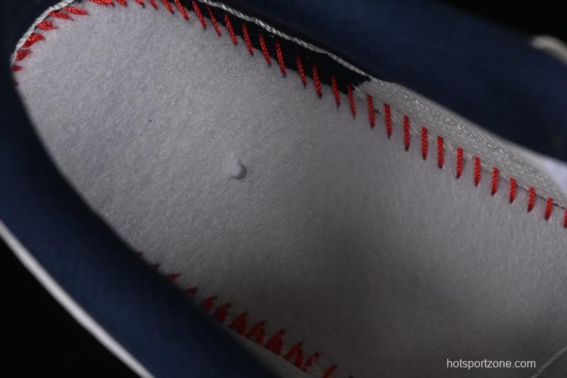 Nike Air Force 1 '07 Low Supreme Collaboration Grey Blue Casual Sneakers - HH7518-054