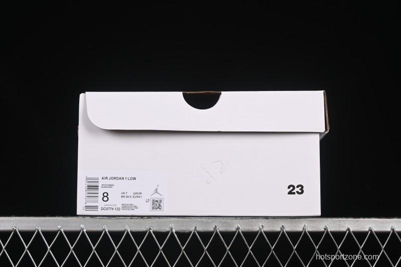 Nike Air Jordan 1 Low AJ1 Military Green White Casual Lifestyle Sneakers - DC0774-122