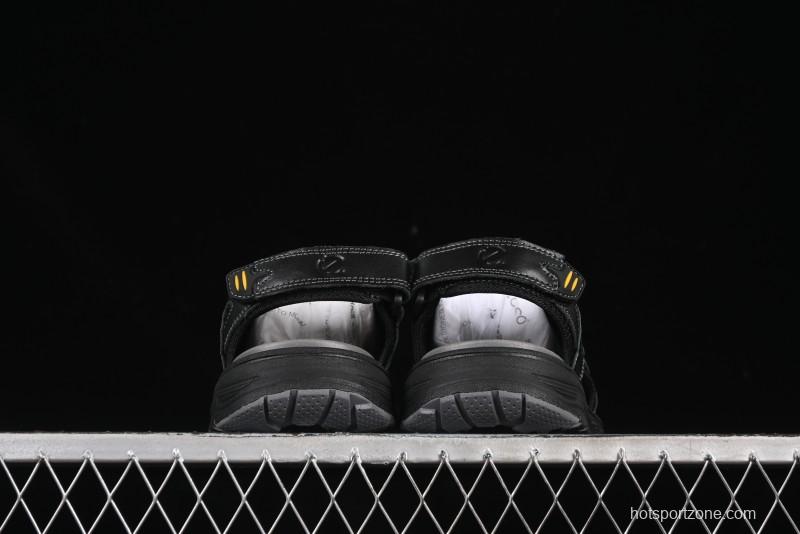 ECCO Off Trail Series Sport Leisure Sandals with Adjustable Hook-and-Loop Strap - 63251701001