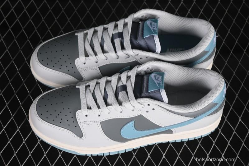 Nike SB Dunk Low Blue Grey Low-Top Casual Skate Shoes - HF5441-001