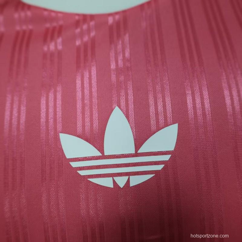 Player Version 2025 Adidas Original Pink T-Shirt