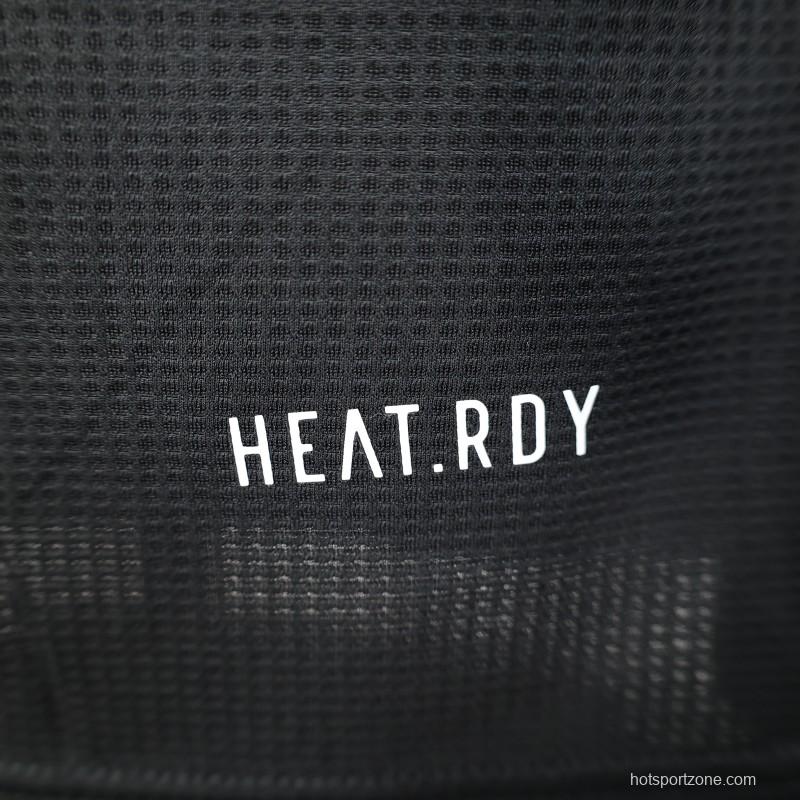 Player Version 2025 Algeria Black with White Arabic Sponsor Jersey