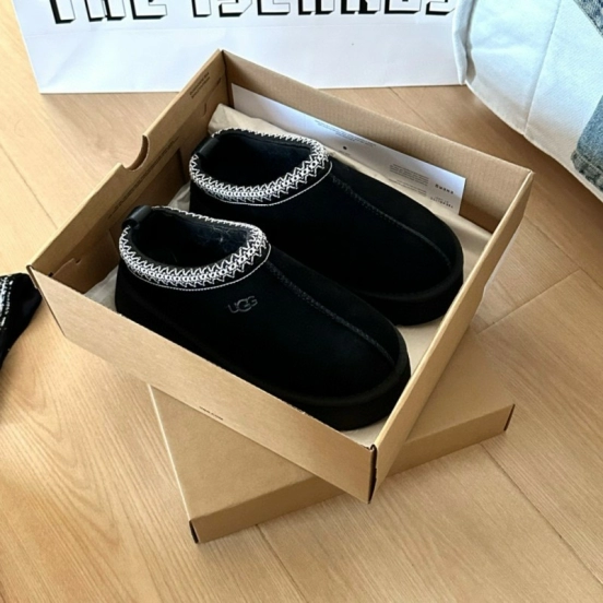 2024 UGG Black Suede Slippers