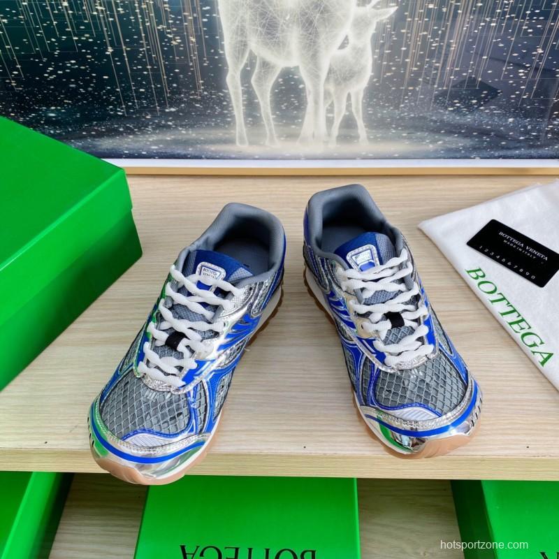 2025 Unisex BV Blue Grey Mesh Leather Running Shoes LY00310