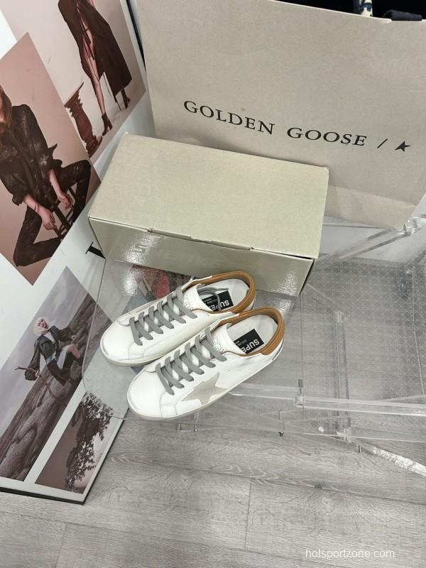 2025 Unisex GGDB White Brown Leather Sneaker MJ00260