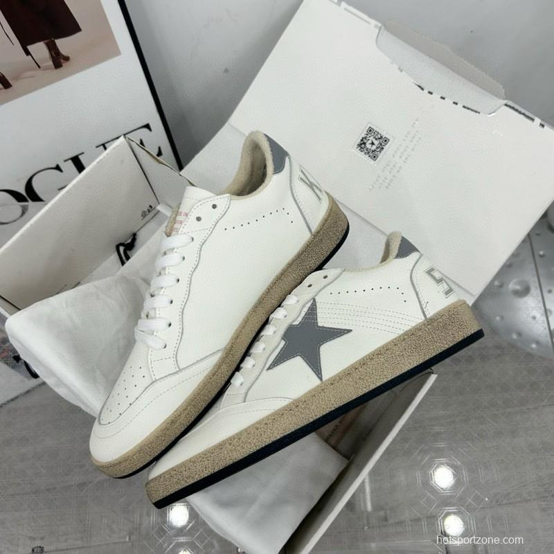 2024 Unisex GGDB White Grey Leather Sneakers MJ00260