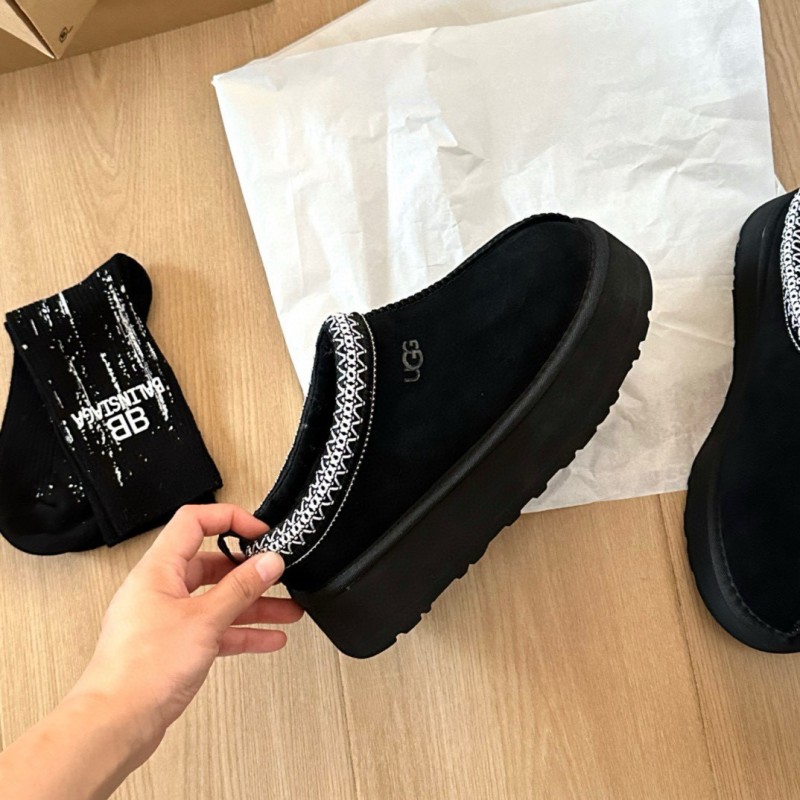 2024 UGG Black Suede Slippers