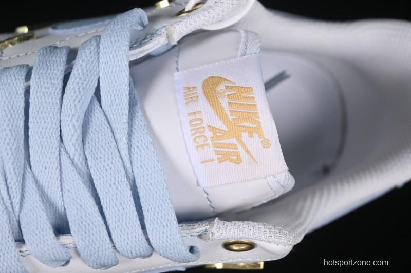 Nike Air Force 1 '07 Low Custom 2D Theme Four Hook Sky Blue Casual Sneakers - ZH0316-084