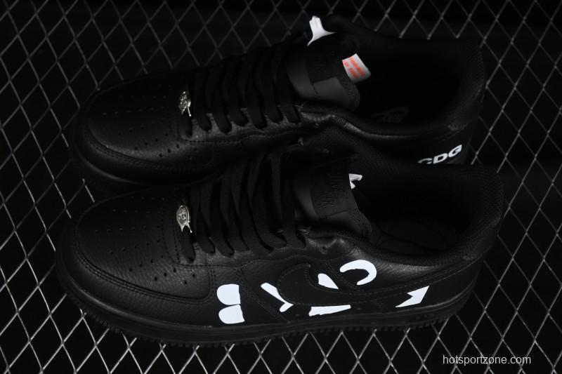 Nike Comme Des Garcons Air Force 1 Low Casual Sneakers with Full-Length Air Cushion - IB9949-001