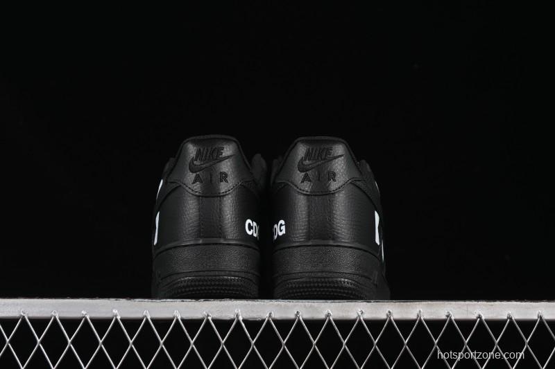 Nike Comme Des Garcons Air Force 1 Low Casual Sneakers with Full-Length Air Cushion - IB9949-001