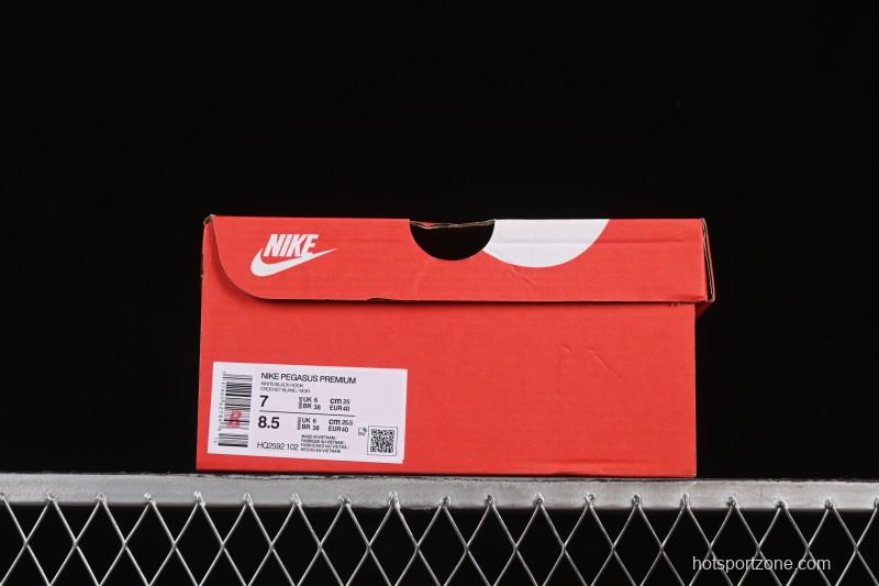 Nike Air Zoom Pegasus Premium Running Shoes with Mesh Upper and Zoom Air Cushion - HQ2592-102