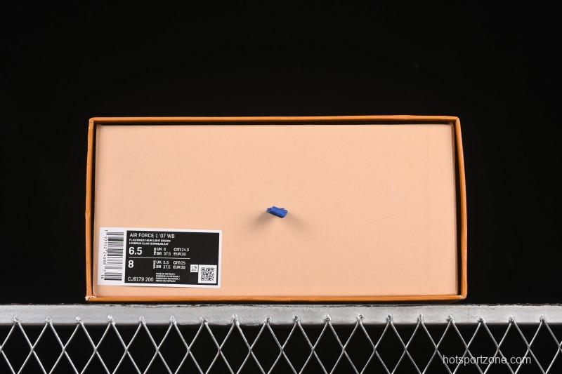 Louis Vuitton x Nike Air Force 1 '07 Low Casual Sneakers with Monogram Print in Wheat - CJ9179-200