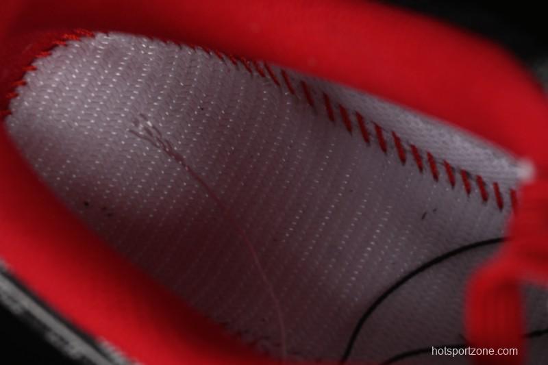 Nike Air Force 1 '07 Low LV Collaboration Black Denim Red Swoosh Casual Sneakers - LW9279-001