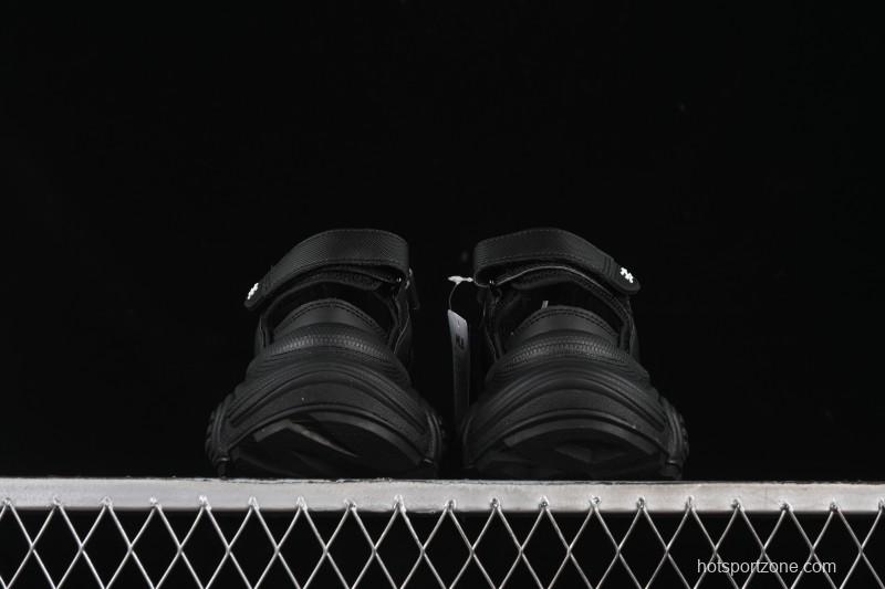 Adidas NY MLB Winner Chunky Mask New York Yankees Height Increase Platform Sandals - 3ASDW015350BKS