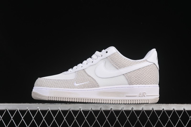 Nike Air Force 1'07 Low Denim Small Swoosh Casual Sneakers - ZH0316-092