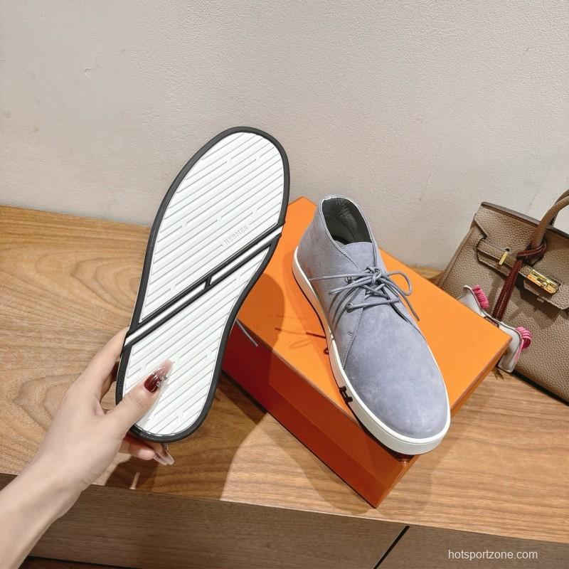 2025 Unisex H Grey Suede Classic Boots AS00380