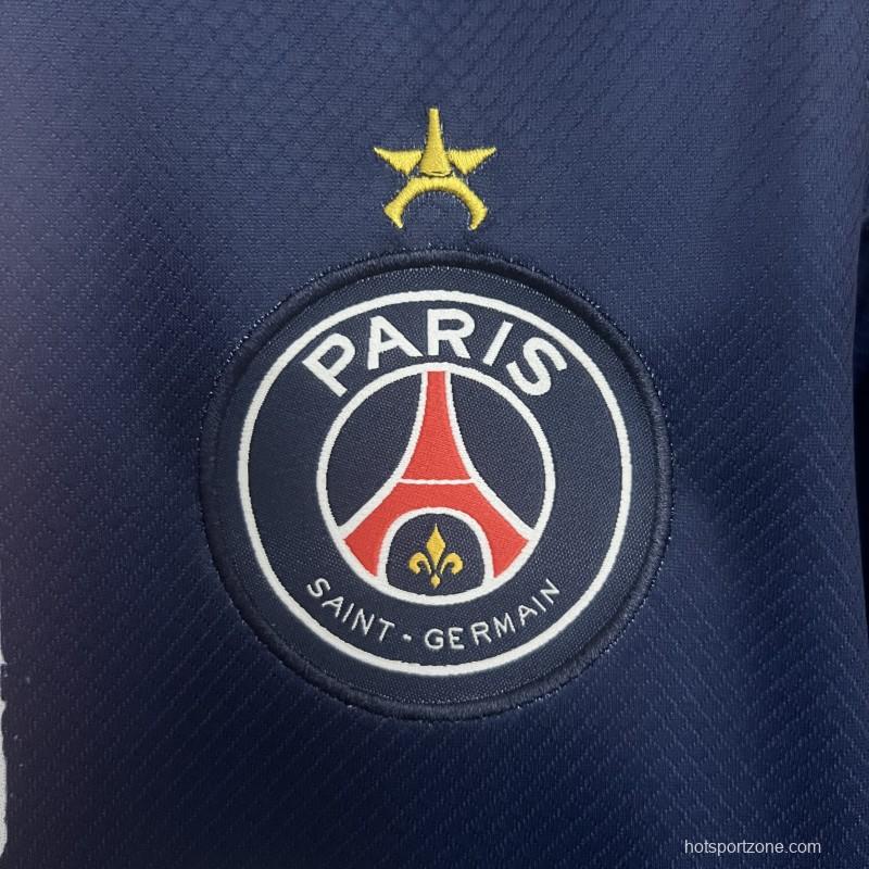 1 Star 24/25 PSG Home Jersey With 25 Champions Printing