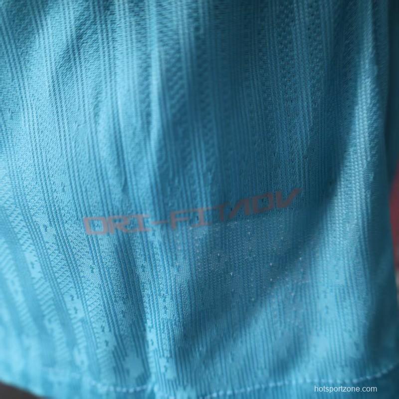 Player Version 25/26 Barcelona Sky Blue with Pink Gradient Stripe Jersey