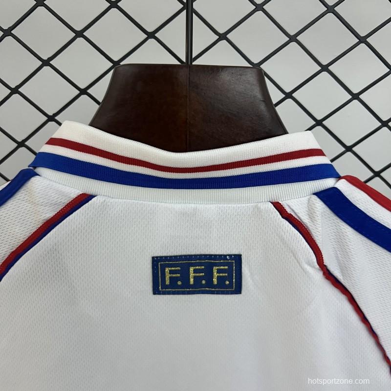 1998 Kids France Away Size 16-28 Jersey