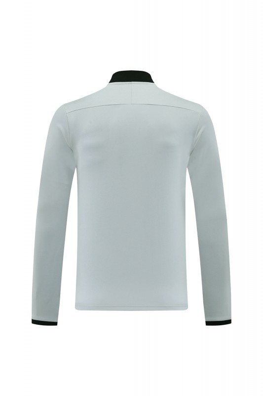 2025 Nike Grey Full Hoodie Zipper Jacket +Long Pants