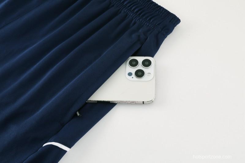 2025 Adidas Blue Short Sleeve Jersey+Shorts