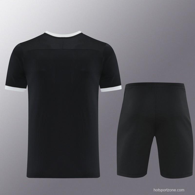 2025 NIKE Black Short Sleeve Jersey + Shorts