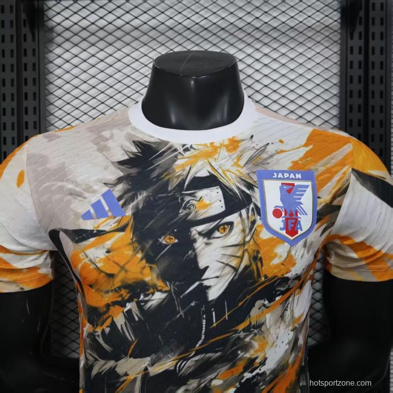 Player Version 2025 Japan Naruto Inspired Design Anime Style Jersey