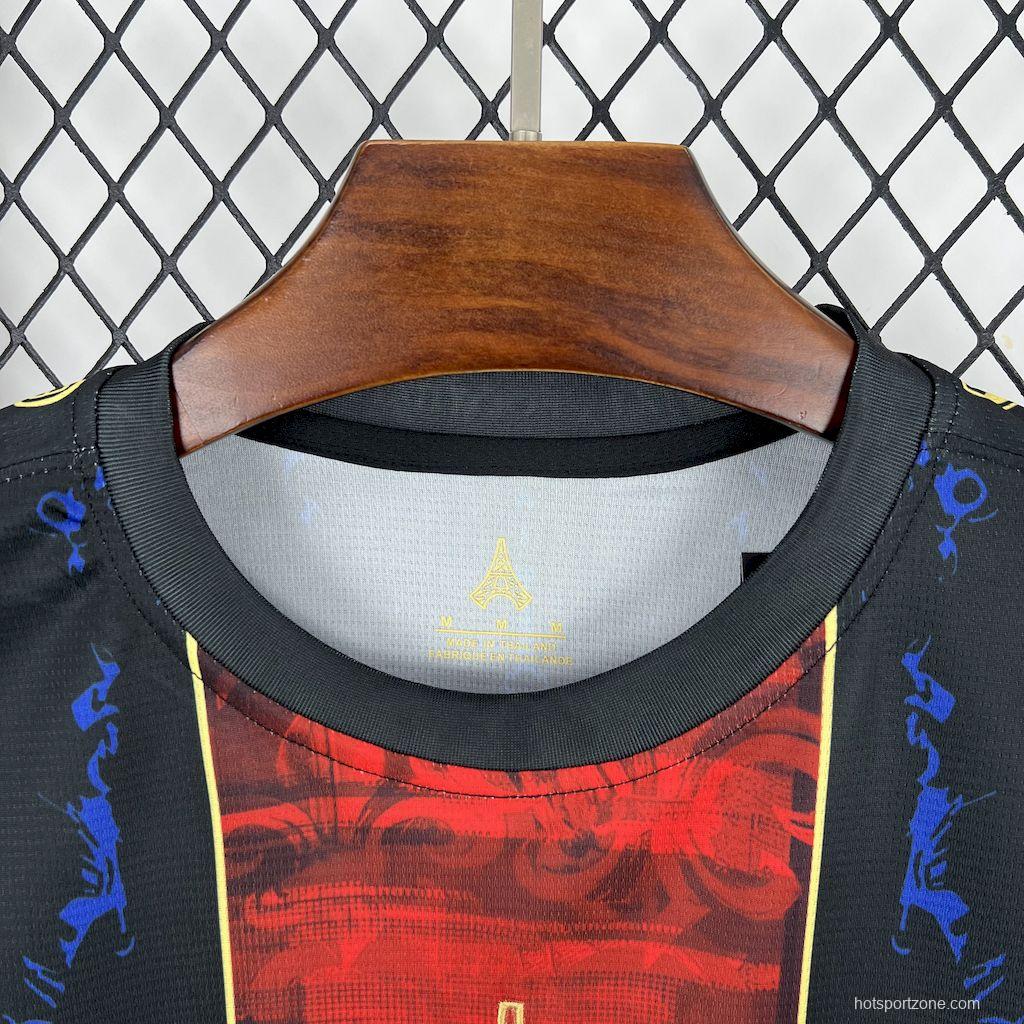 2025/26 Paris Saint-Germain (CAMPEONES DE EUROPA) Red And Blue Jersey