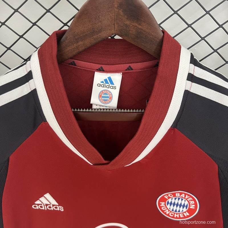 01/02 Retro Bayern Munich Home Jersey